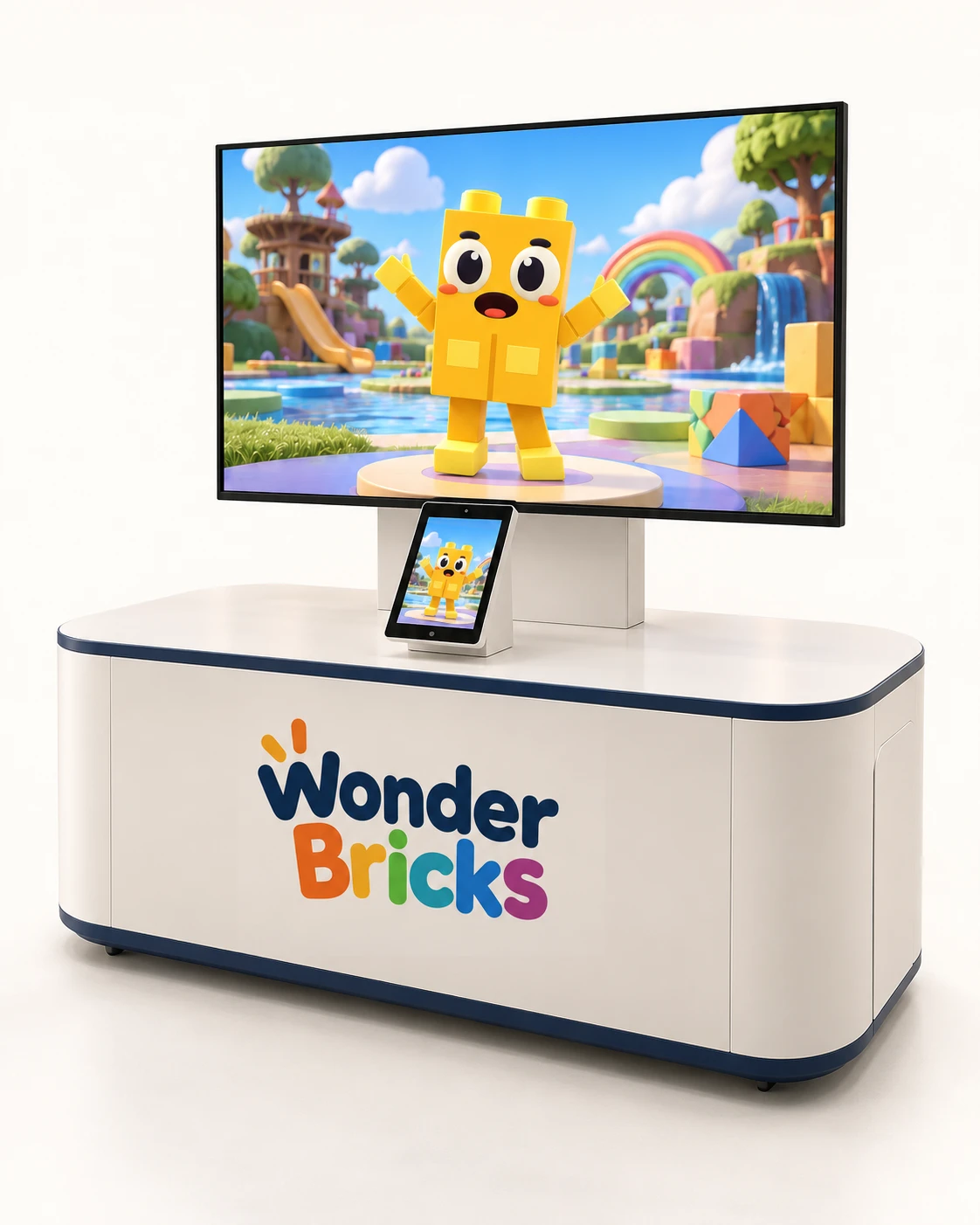 TV and avatar display unit